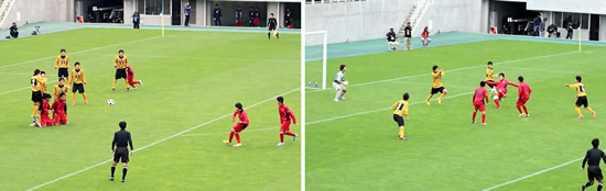 東京都市大学塩尻高等学校 サッカー部が、第92回全国高校サッカー選手権大会長野県大会の準決勝で、東海大三高校に2-0で勝利し、決勝進出を決めました。