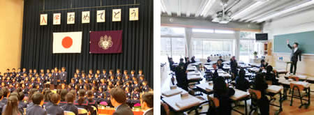 東京都市大学付属小学校　平成24年度（第57回）入学式が挙行されました