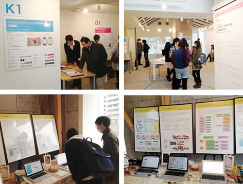 東京都市大学　環境情報学部情報メディア学科　小池研究室×岡部研究室の合同卒業展示会が開催されました