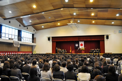 東京都市大学等々力高等学校　平成24年度（第4回）卒業式が挙行されました