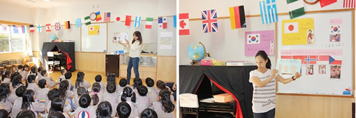 東京都市大学二子幼稚園　年長組の子供たちが「グローバルカルチャー」を体験